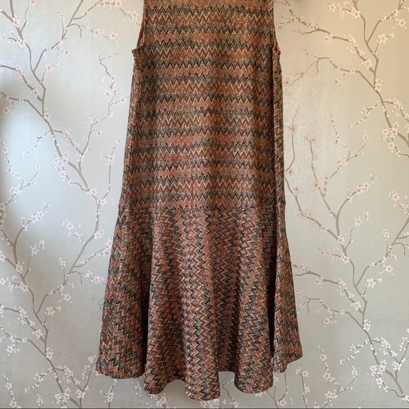 NEW Anthropologie Westwater Knit Dress XSP Chevron - Picture 14 of 14